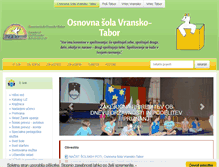 Tablet Screenshot of os-vransko.si
